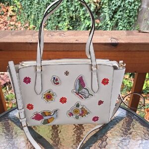 Tory Burch Appliqued Emerson Crossbody bag